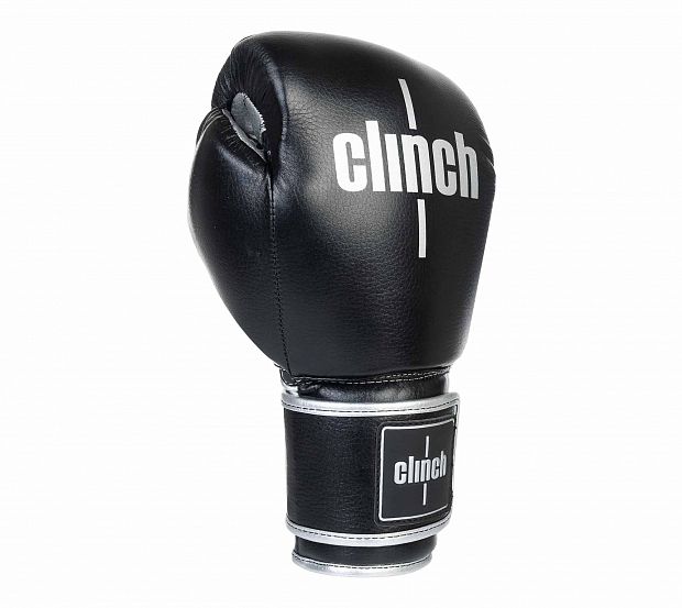 C141 Перчатки боксерские Clinch Punch 2.0 черно-серебристые