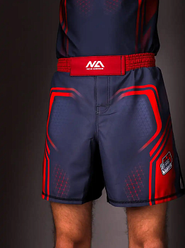 Шорты NEW ARMOR СОЮЗ ММА красный