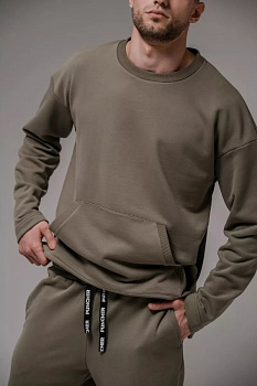 Свитшот оверсайз PUNCHER 5505Б оливковый