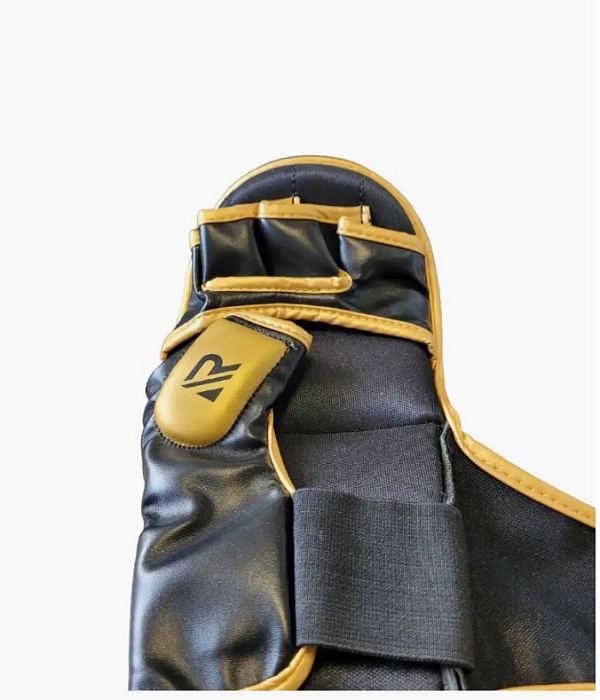 Перчатки крабы Rage черно-золотой