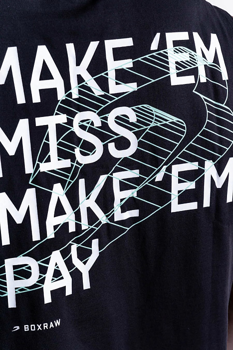 Майка Make 'Em Miss Черный BOXRAW