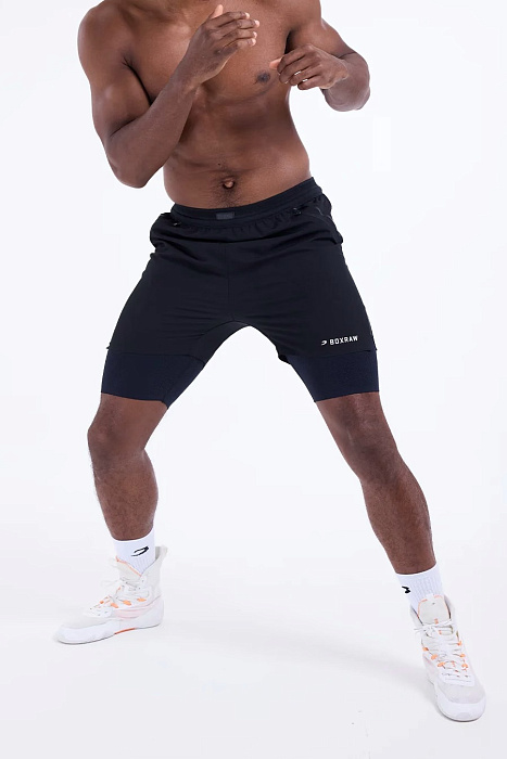 Шорты Sparring Club 2 в 1 BOXRAW 