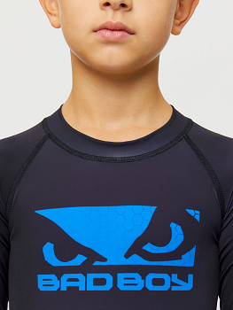 Детский Рашгард Bad Boy Origin New Rashguard Long Sleeves черный/синий