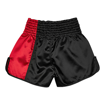 BS-10694RU шорты для кикбоксинга RING чёрно-красные