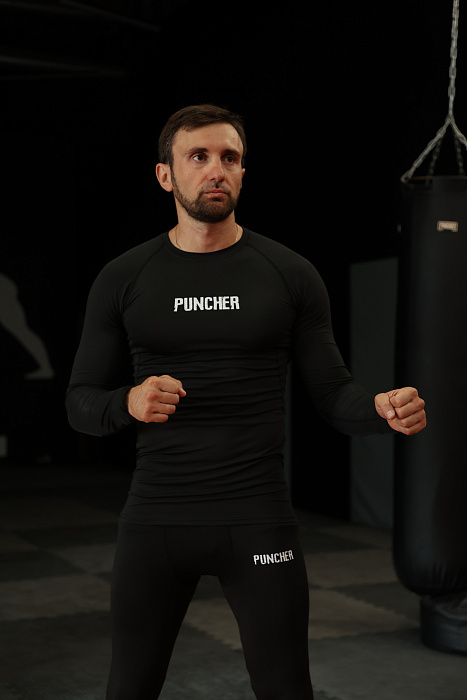 Рашгард компрессионный Puncher 1.0 L\S черный