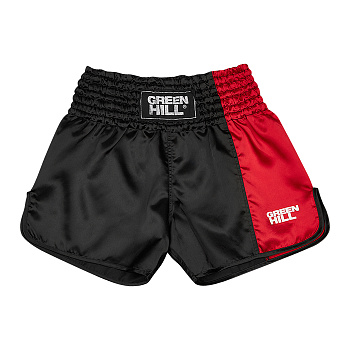 BS-10694RU шорты для кикбоксинга RING чёрно-красные