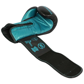 Перчатки боксерские BoyBo Exist BBG300, кожа, голубой