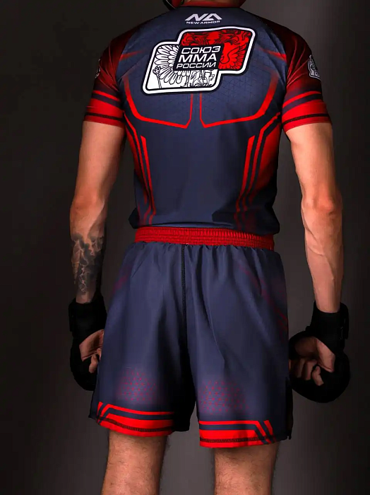 Шорты NEW ARMOR СОЮЗ ММА красный