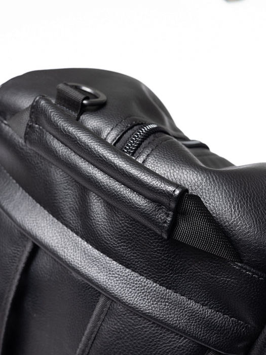 Сумка-рюкзак Puncher Экокожа, унисекс, черный XL