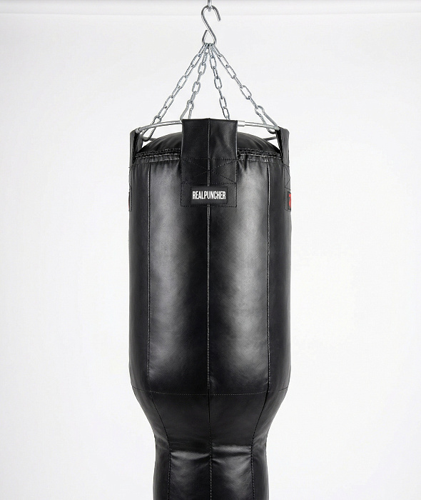 Мешок боксёрский Силуэт 150х45х30 см (тент) + подвесное