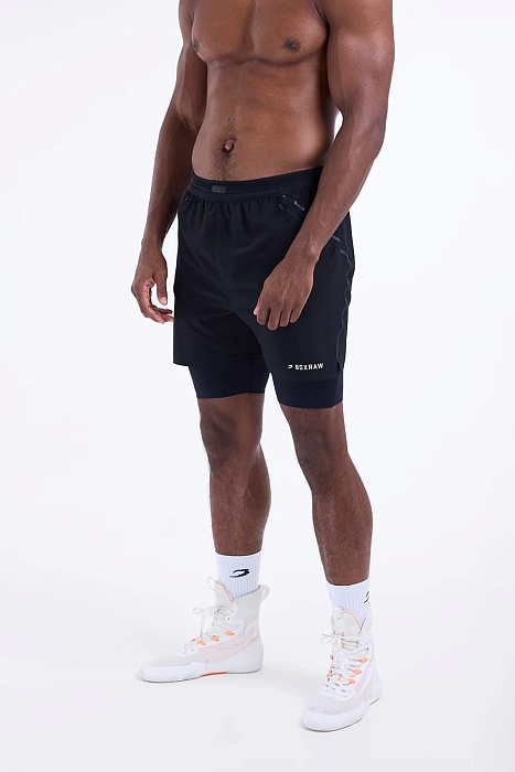 Шорты Sparring Club 2 в 1 BOXRAW 