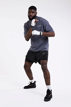 ФУТБОЛКА WE DON'T PLAY BOXING BOXRAW Темно-серый