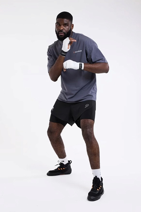 ФУТБОЛКА WE DON'T PLAY BOXING BOXRAW Темно-серый