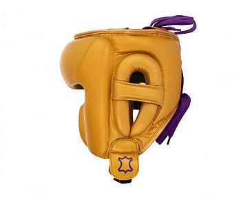 C162 Шлем боксерский Clinch Undefeated золотой