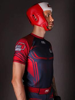 Рашгард NEW ARMOR СОЮЗ ММА красный