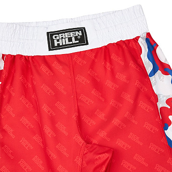 KBT-2089 Брюки для кикбоксинга красные