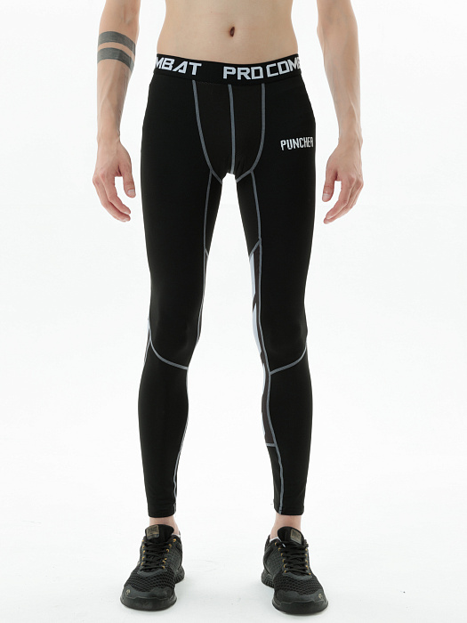 Компрессионные штаны Puncher 3.0 black