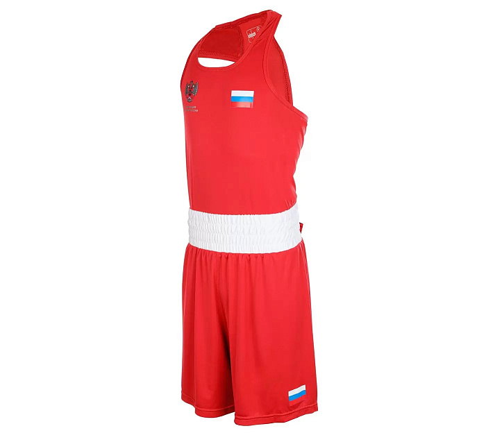 C115 Форма боксерская Clinch Competition ФБР красная