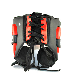 31-73rd Kiboshu Шлем защита щек G 22-Черный с красным-Кожа-Зам