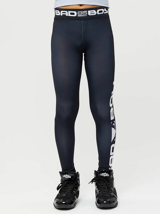 Детские Компрессионные штаны Bad Boy Origin New Kids черный/белый