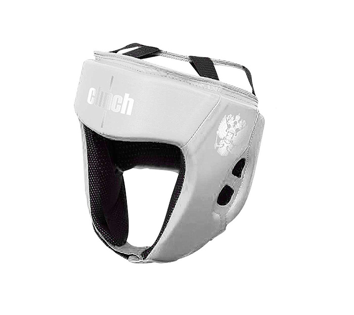 C112 Шлем боксерский Clinch Olimp белый