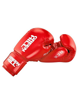 BGR-2272 Боксерские перчатки REX красные