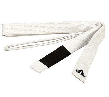 adiBJJB-C Adidas Пояс для джиу-джитсу Club белый