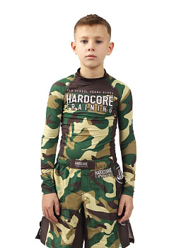 Детский рашгард Hardcore Training Forest Camo