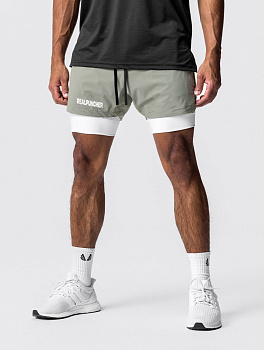 Шорты REALPUNCHER 2 в 1 Olive