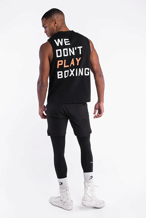 Майка We Don't Play Boxing Черный
