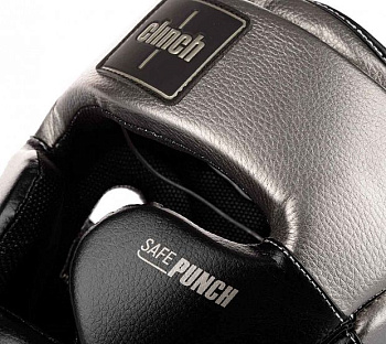 C148 Шлем боксерский Clinch Punch 2.0 Full Face черно-бронзовый