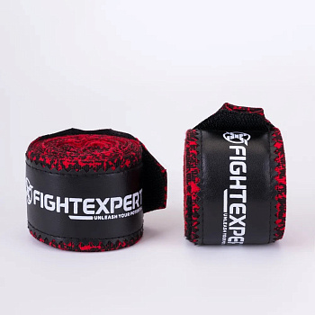 Бинт для бокса Fight Expert Fancy Красный/черный