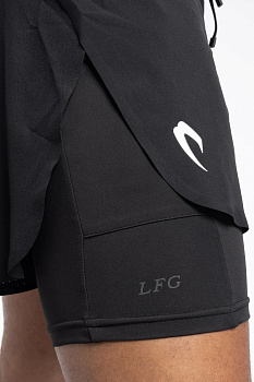 ШОРТЫ TUNERO 2 В 1 BOXRAW черный