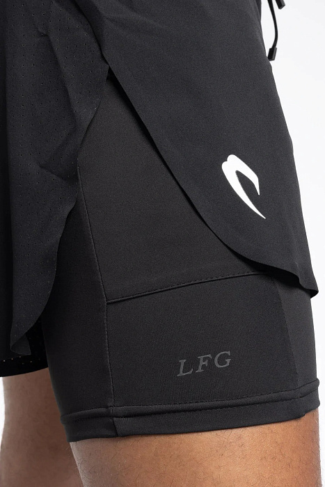 ШОРТЫ TUNERO 2 В 1 BOXRAW черный