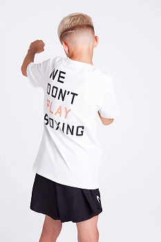Футболка Kids We Don't Play Boxing Белый