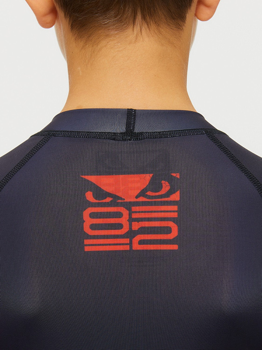 Детский Рашгард Bad Boy Origin New Rashguard Long Sleeves черный/красный