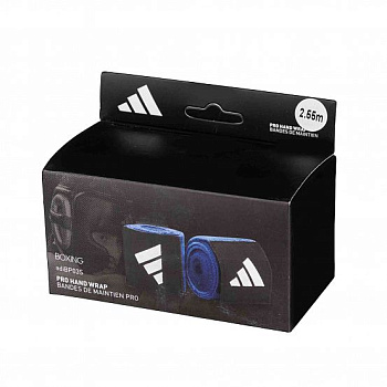 adiBP03S Бинты боксерские Boxing Pro Hand Wrap синие