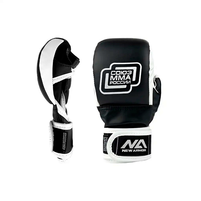 Перчатки NEW ARMOR СОЮЗ ММА PRO Черный
