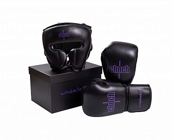 C162 Шлем боксерский Clinch Undefeated черный