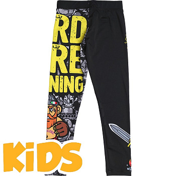 Детские леггинсы Hardcore Training Doodles