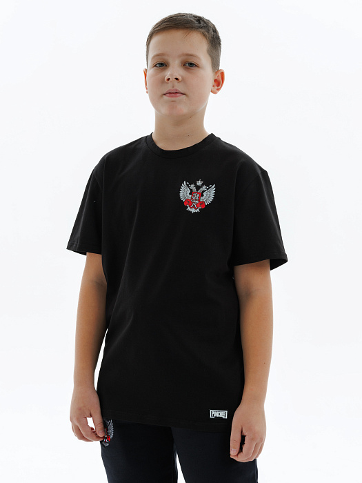 Футболка детская Puncher ФБ России 5.0 черный