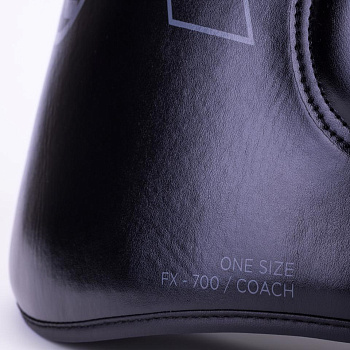 Пояс тренера FIGHTEXPERT (кожзаменитель, черный)