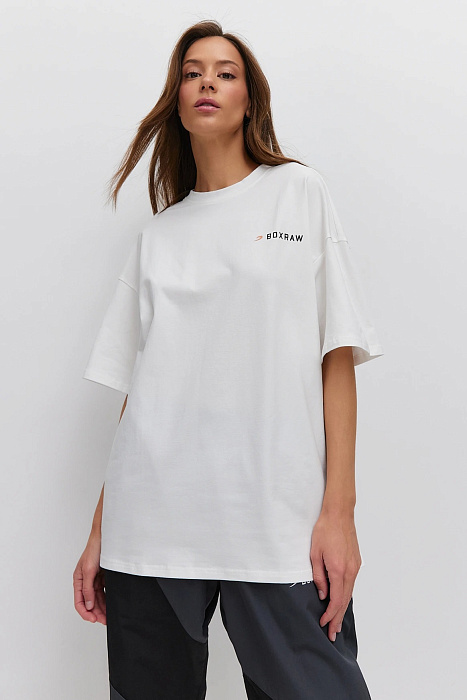 ФУТБОЛКА женская WE DON'T PLAY BOXING BOXRAW Белый