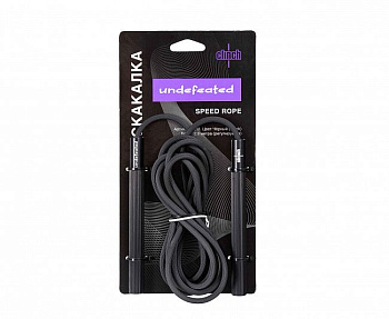 C218 Скакалка скоростная Clinch Speed Rope Undefeated черная
