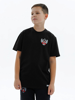 Футболка детская Puncher ФБ России 5.0 черный