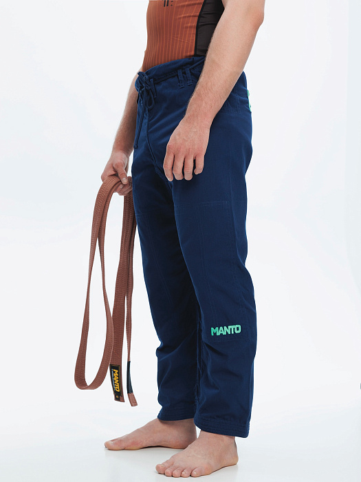 Кимоно MANTO "RISE 2.0" BJJ GI navy blue