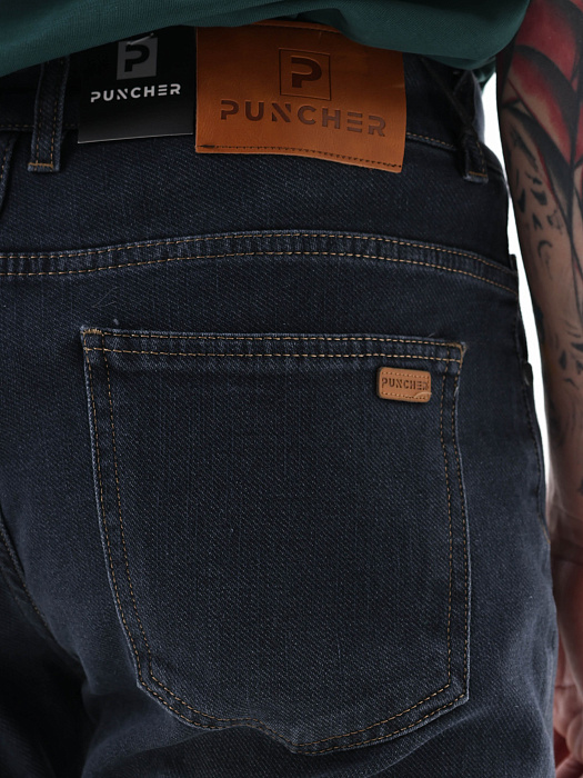  Джинсы прямые PUNCHER 2007 серый