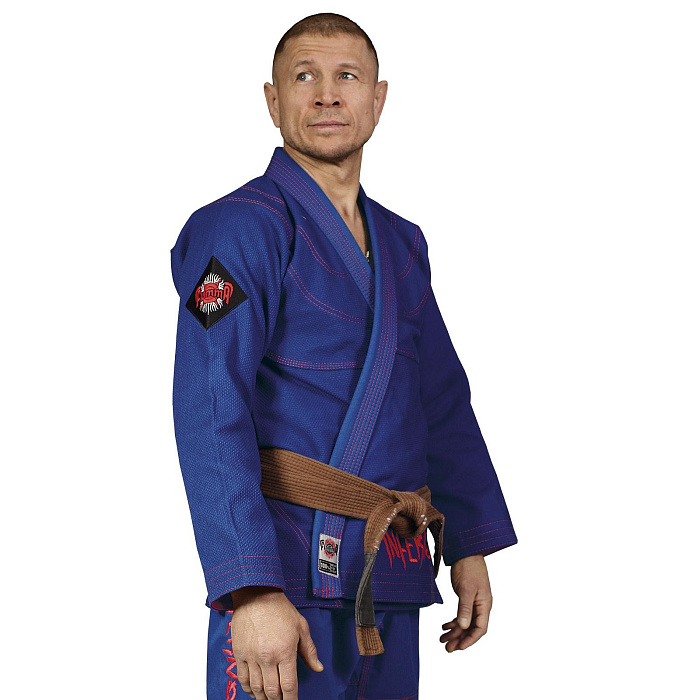 Кимоно для БЖЖ (Ги BJJ) FLAMMA INFERNO blue