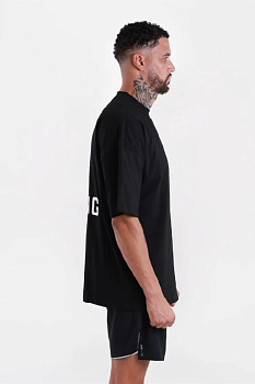 Футболка We Don't Play Boxing Черный Голубой