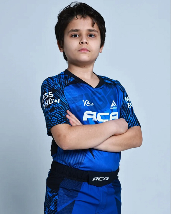 Футболка детская спортивная ACA ММА синяя